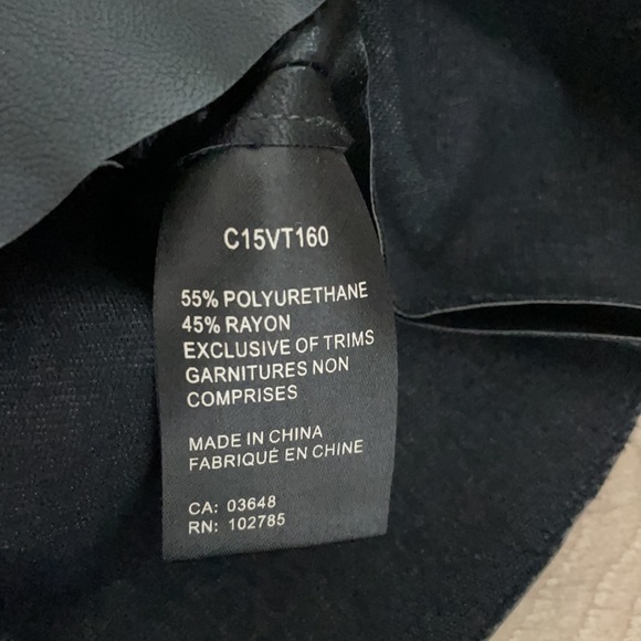 Black Leater Top- Sandra Augelazzi - Picture 7 of 7